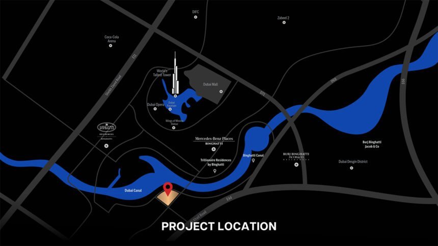 Master Plan Binghatti Skyrise