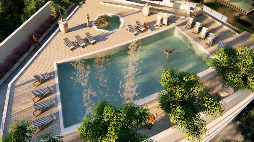 Swimming pools with panoramic views