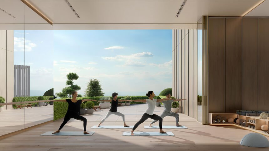 Yoga and pilates areas
