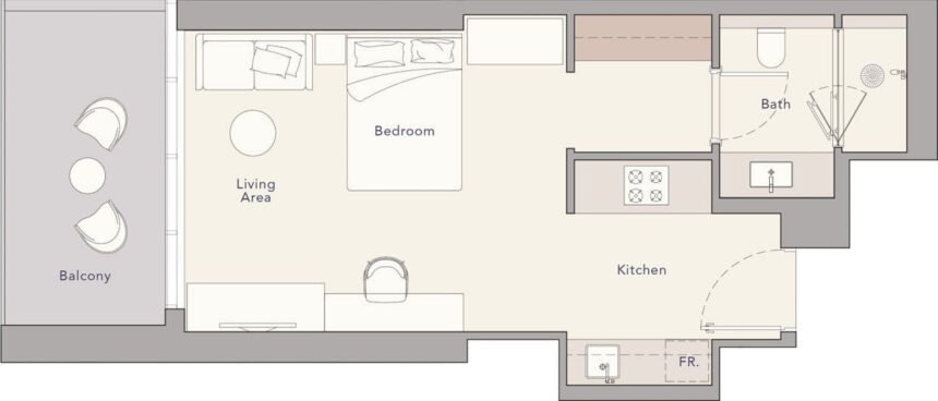 Floor Plans The Quayside - Studio 